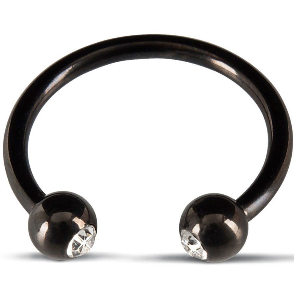 Rebel Glans Ring with Diamonds - Lustly