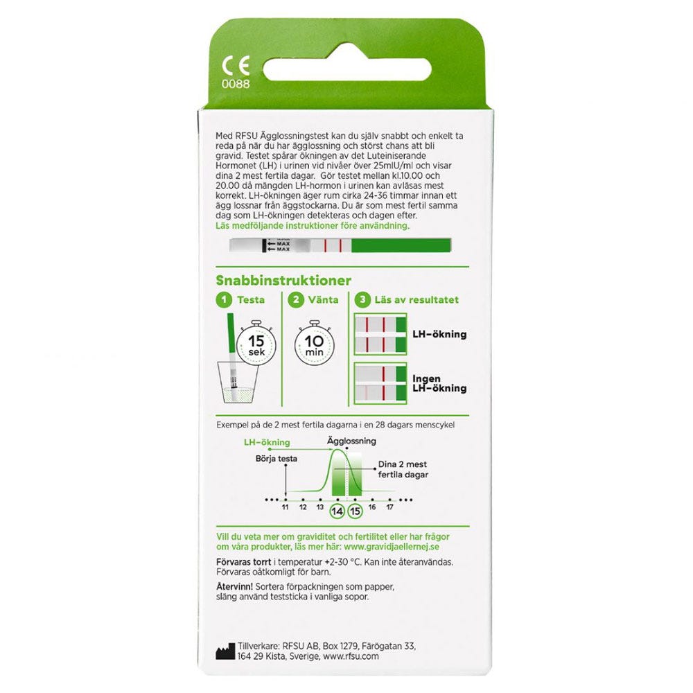 RFSU Ägglossningstest - Lustly