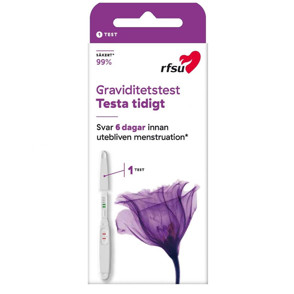 RFSU Graviditetstest Testa Tidigt - Lustly
