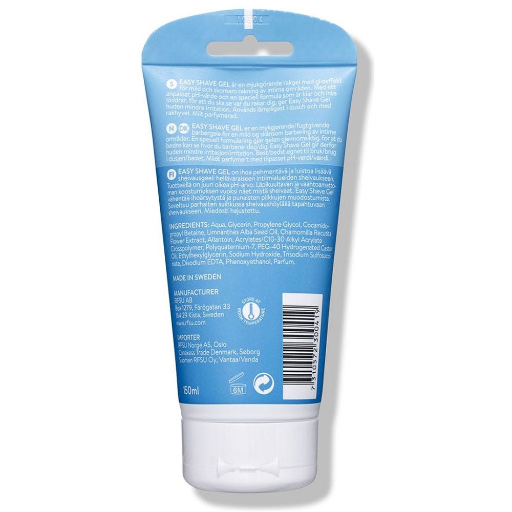 RFSU Intim Easy Shave Gel - Lustly