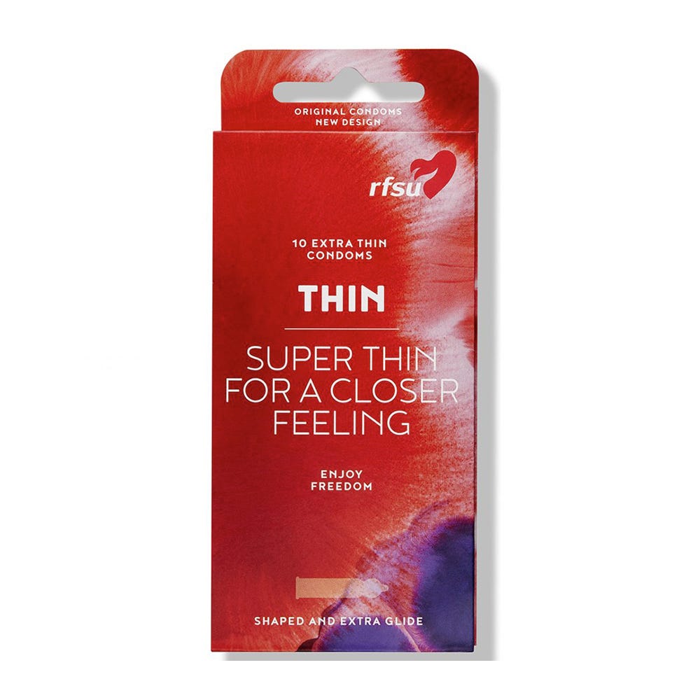 RFSU Thin 10 - pack Tunna Kondomer - Lustly