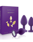 Rianne S Booty Butt Plug Set Lila - Lustly