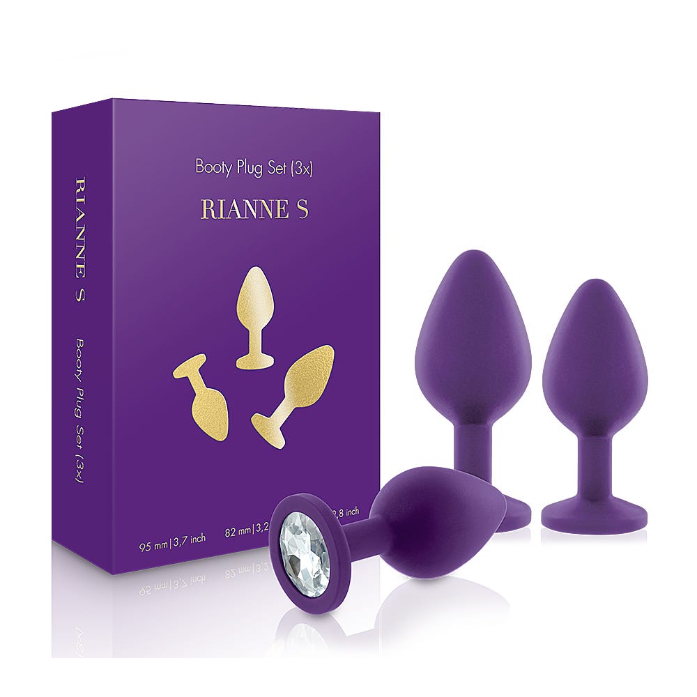 Rianne S Booty Butt Plug Set Lila - Lustly