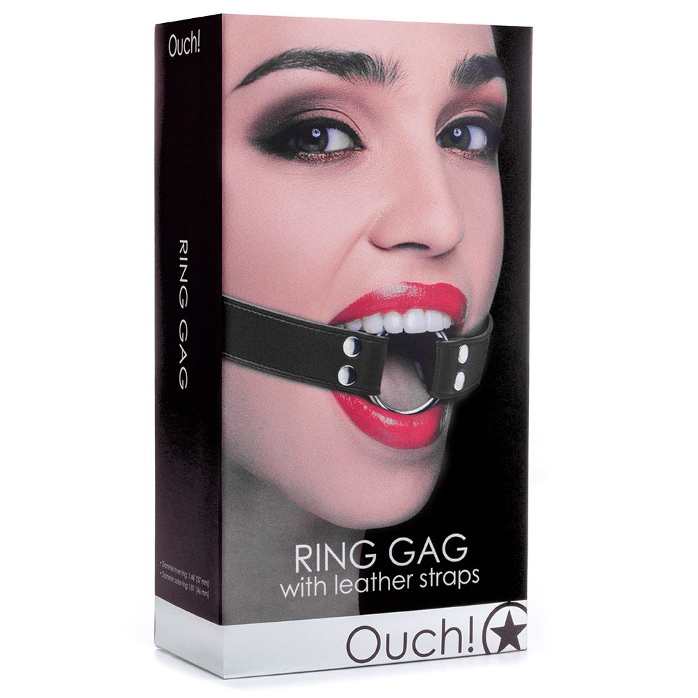 Ring Gag Svart - Lustly