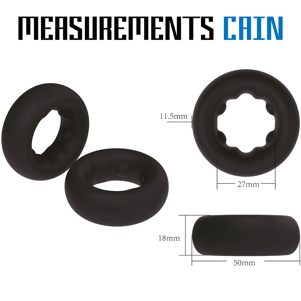 Rooster Cain Bulky Cock Ring with Pressure Bumps - Lustly