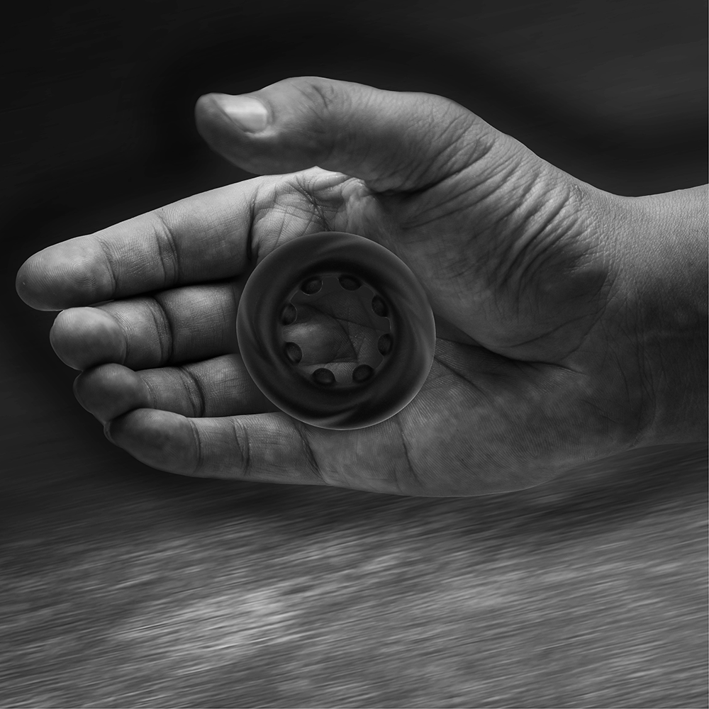 Rooster Cain Bulky Cock Ring with Pressure Bumps - Lustly