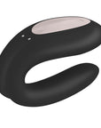 Satisfyer Double Joy Black Appstyrd Parvibrator - Lustly