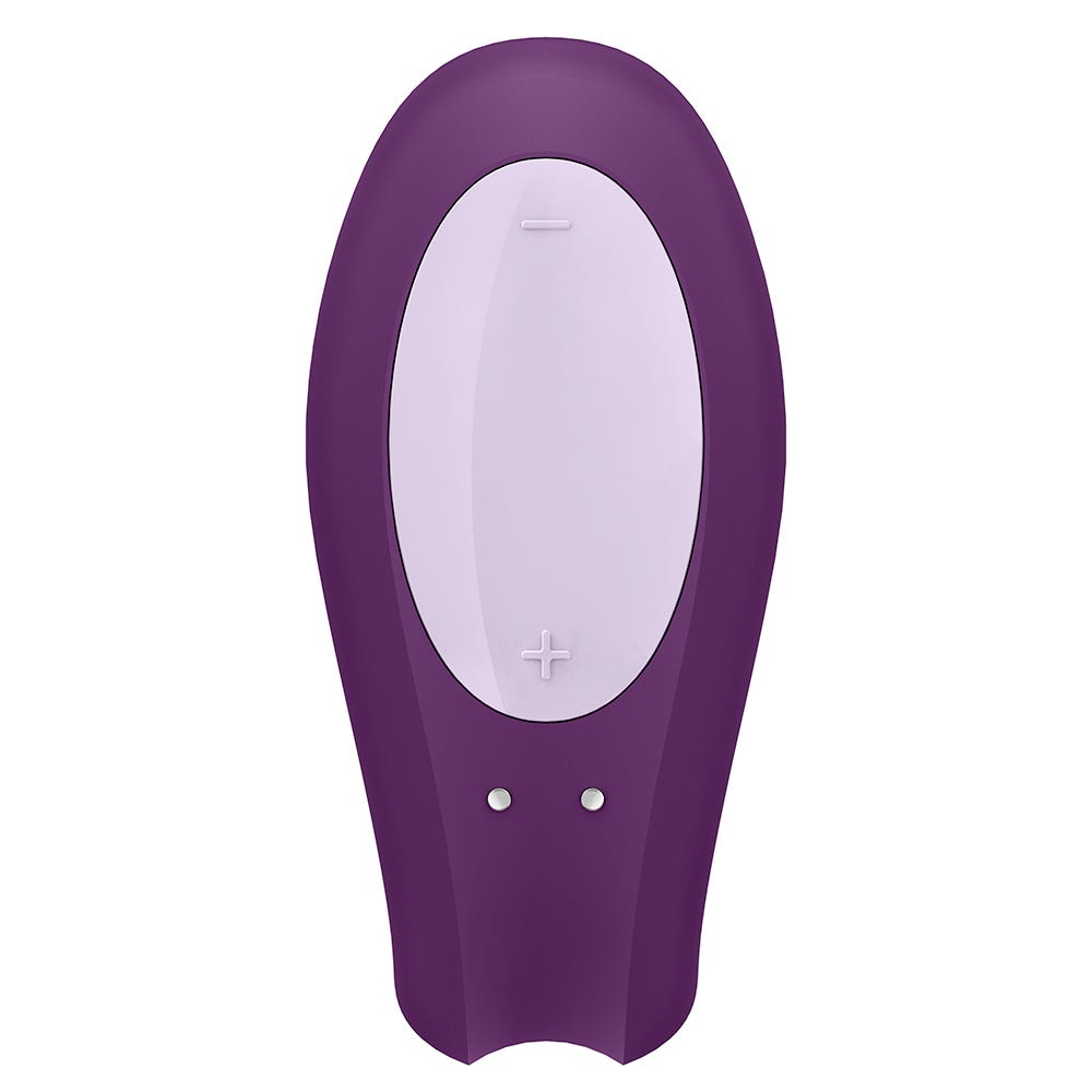Satisfyer Double Joy Violet Appstyrd Parvibrator - Lustly