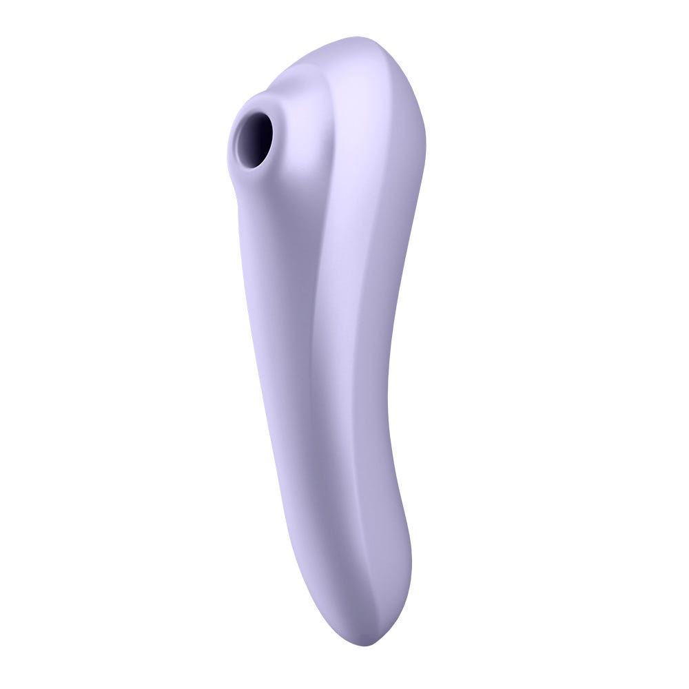 Satisfyer Dual Pleasure Mauve Appstyrd Lufttrycksvibrator - Lustly