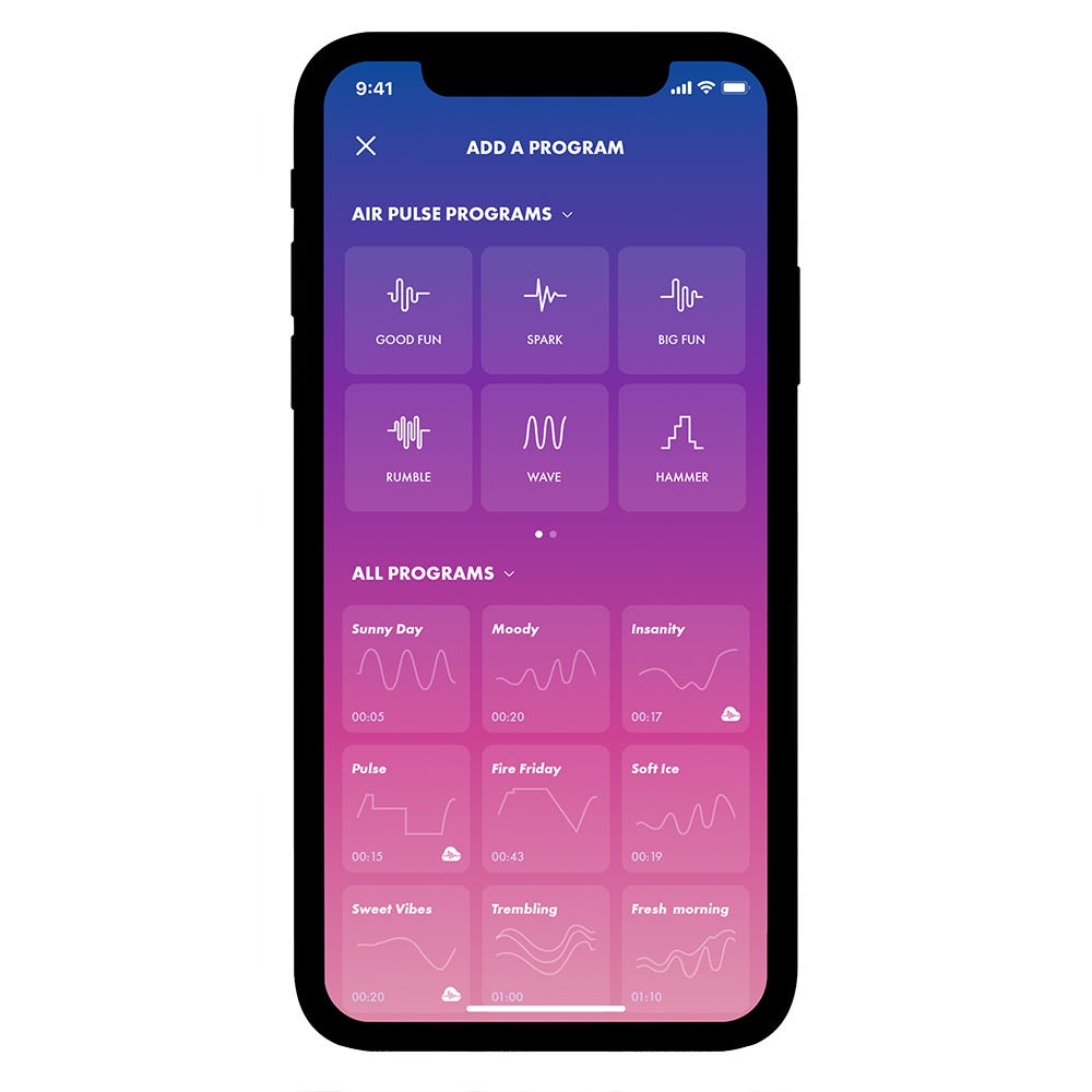 Satisfyer Dual Pleasure Mauve Appstyrd Lufttrycksvibrator - Lustly