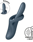 Satisfyer Flex Heat 4 Rabbit Grå - Lustly