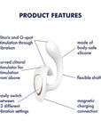 Satisfyer G for Goddess 1 Rabbit Vit - Lustly