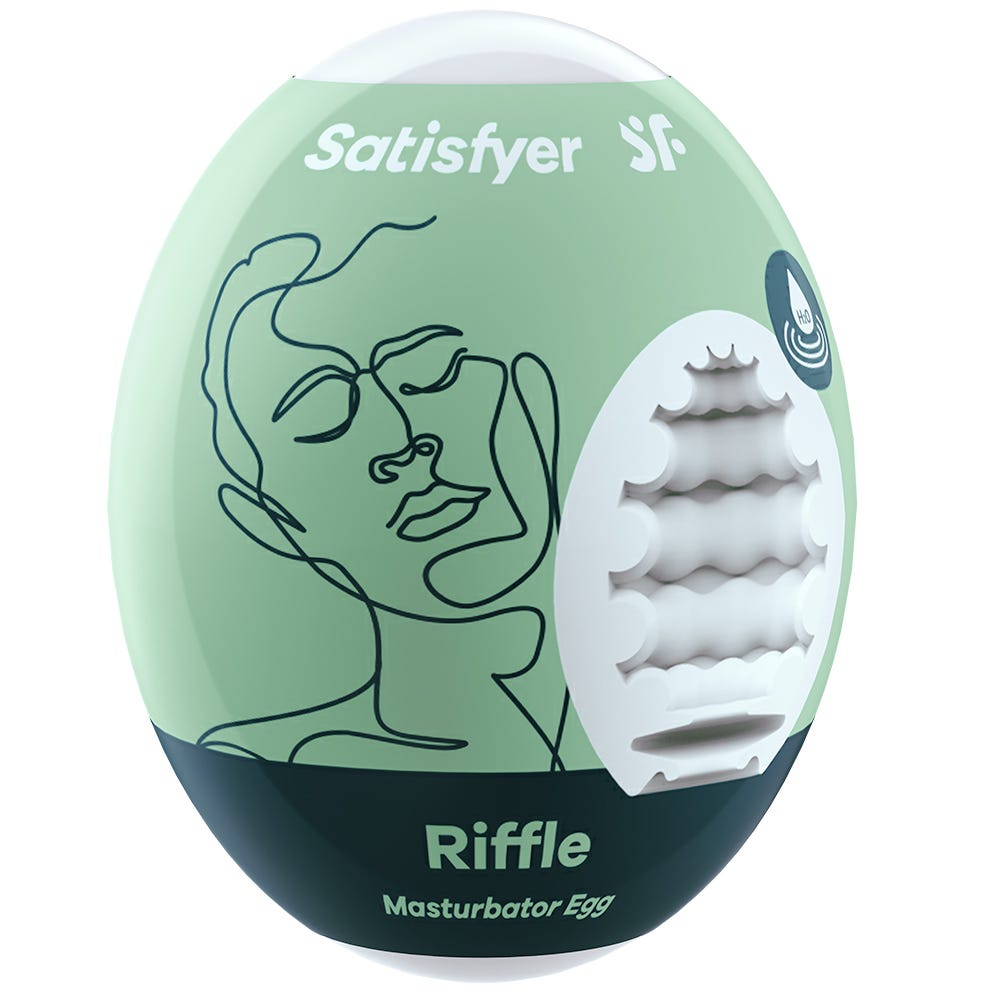 Satisfyer Masturbator Egg Riffle Runkägg - Lustly