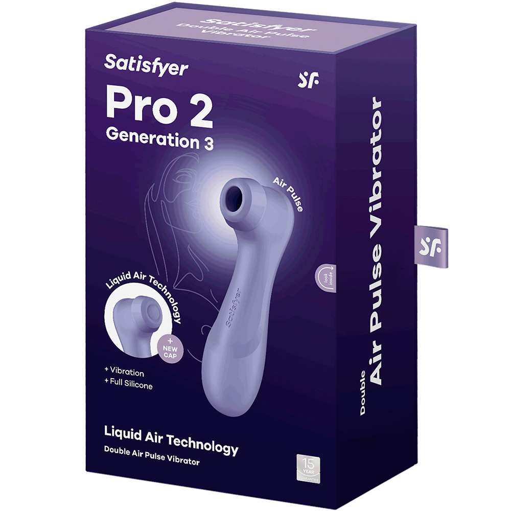 Satisfyer Pro 2 Generation 3 Lilac Lufttrycksvibrator - Lustly