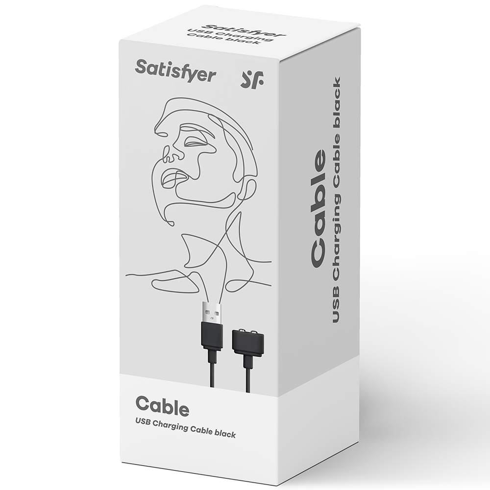 Satisfyer USB - laddare Svart - Lustly