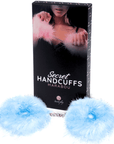 Secret Play Fuzzy Handcuffs Blue - Lustly