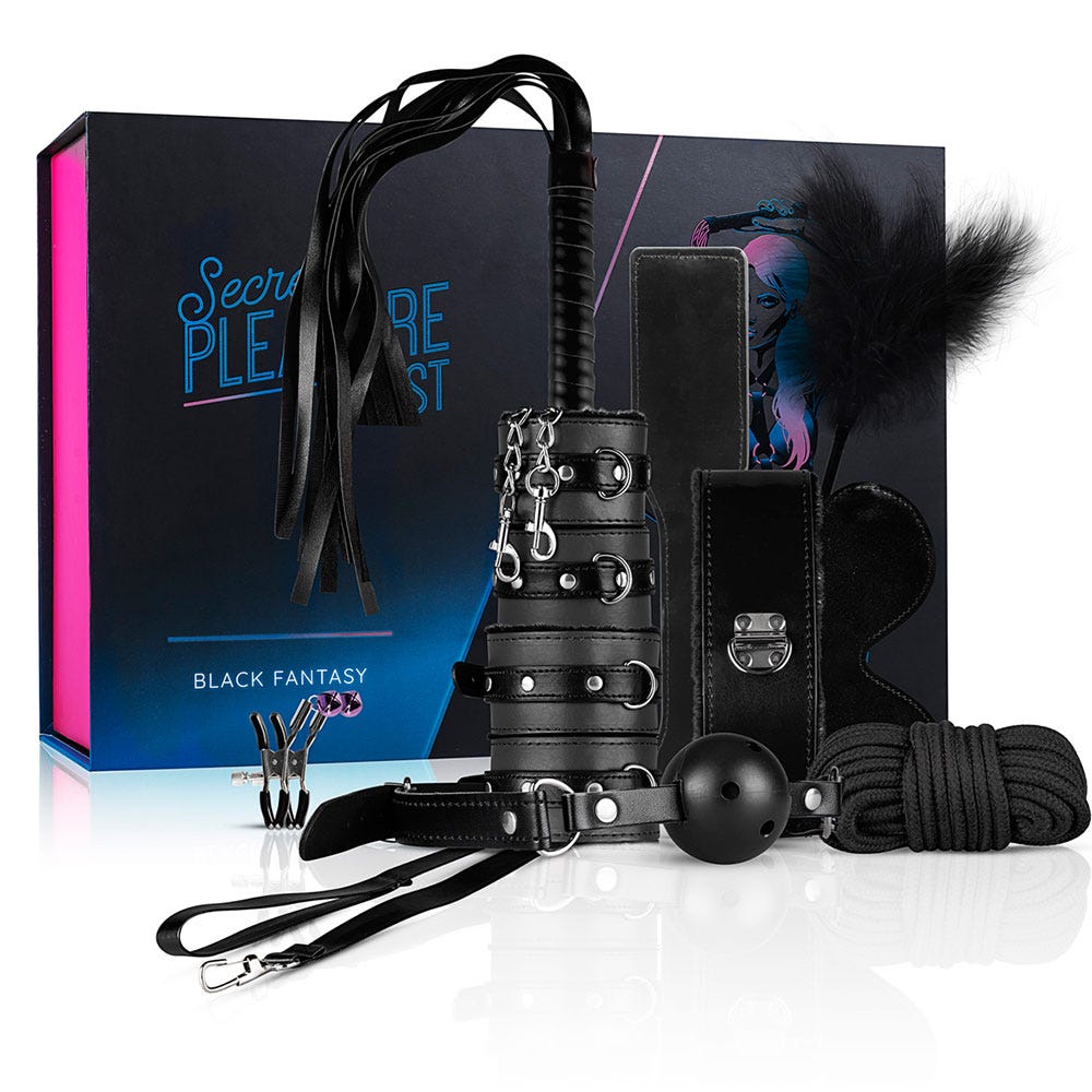 Secret Pleasure Chest Black Fantasy - Lustly