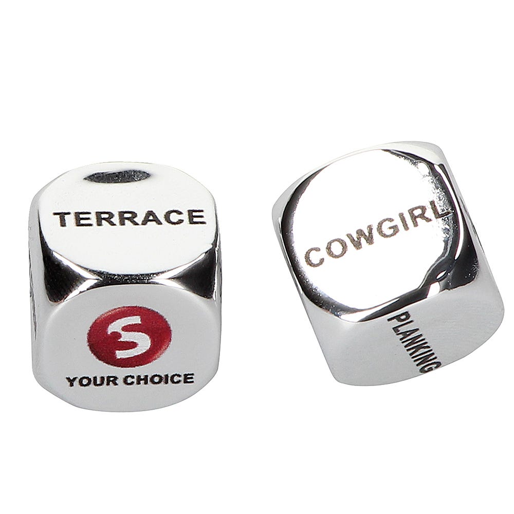 Sex Dice Silver - Lustly