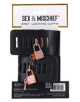 Sex & Mischief Brat Locking Cuffs - Lustly