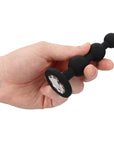 Silicone Beaded Diamond Butt Plug - Lustly