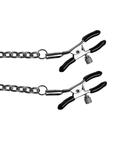 Silicone Bit Gag with Nipple Clamps - Lustly