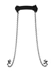 Silicone Bit Gag with Nipple Clamps - Lustly