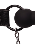 Silicone Bit Gag with Nipple Clamps - Lustly