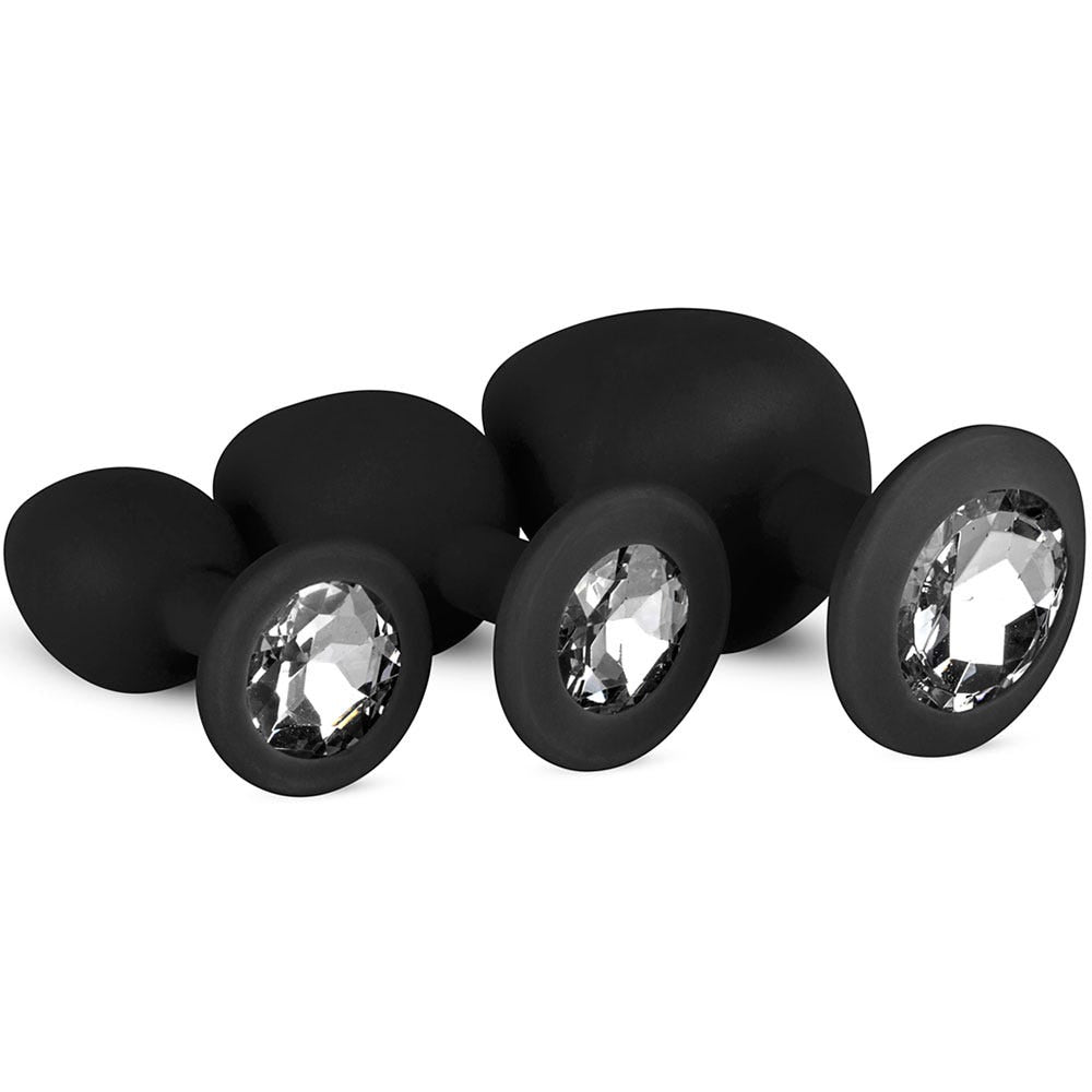 Silicone Buttplug Set Diamond - Lustly