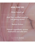 Slow Sex Anal Play Gel - Lustly