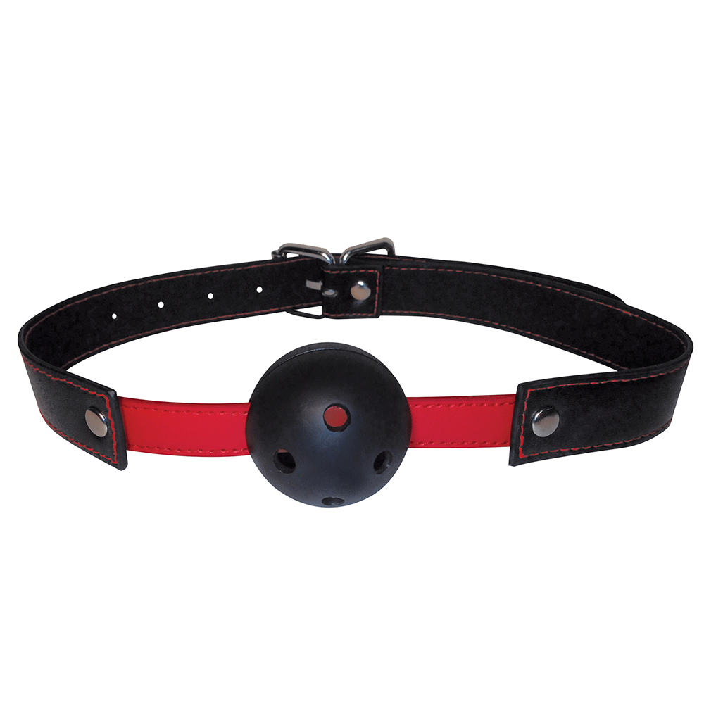 Sportsheets S&M Hush Gagball Svart - Lustly