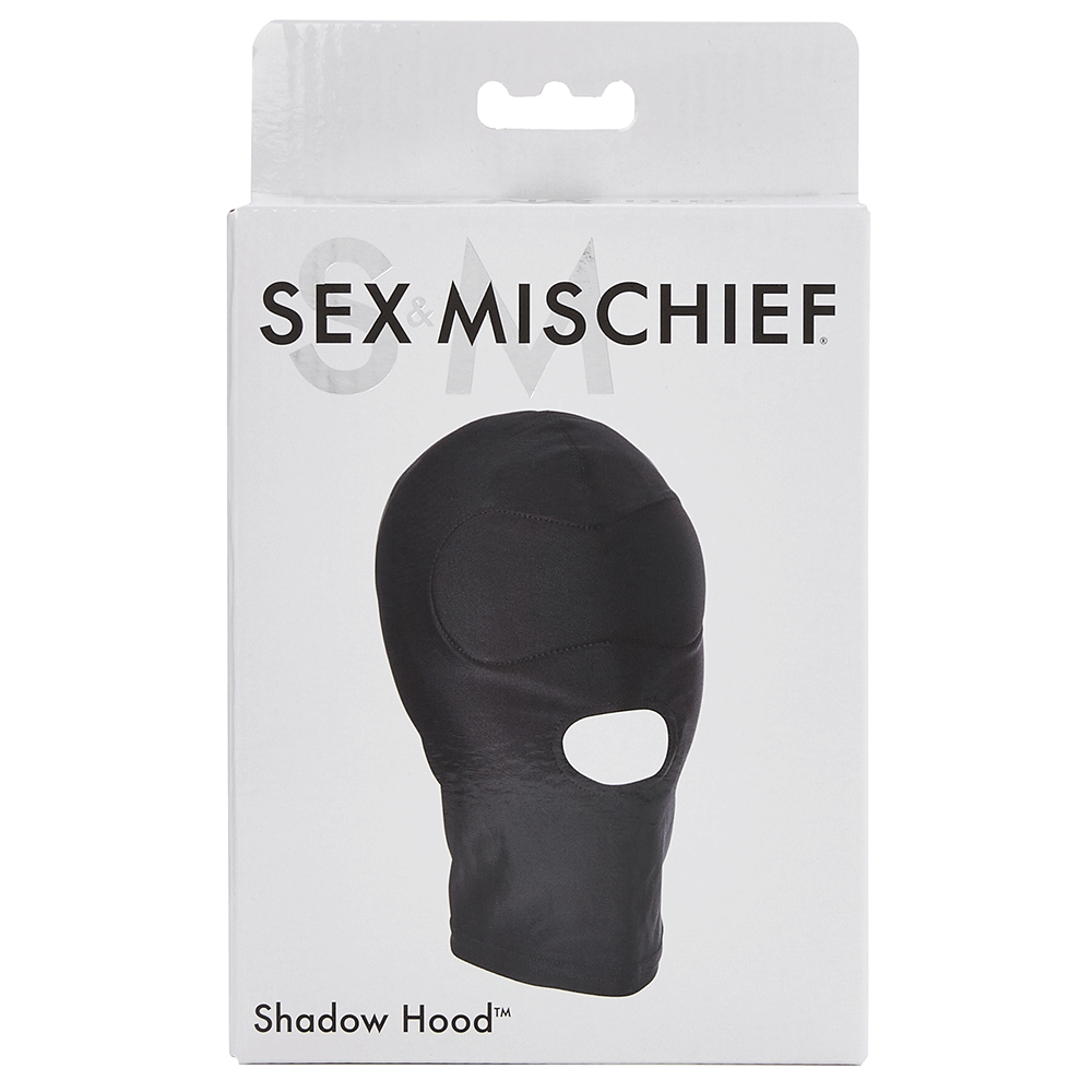 Sportsheets S&M Mask Shadow Hood Svart - Lustly