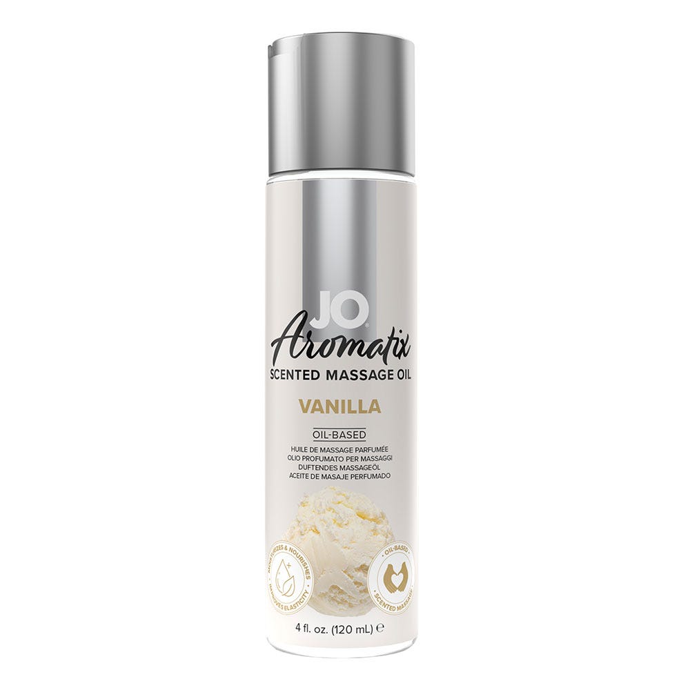 System Jo Aromatix Scented Massage Oil Vanilla 120ml - Lustly