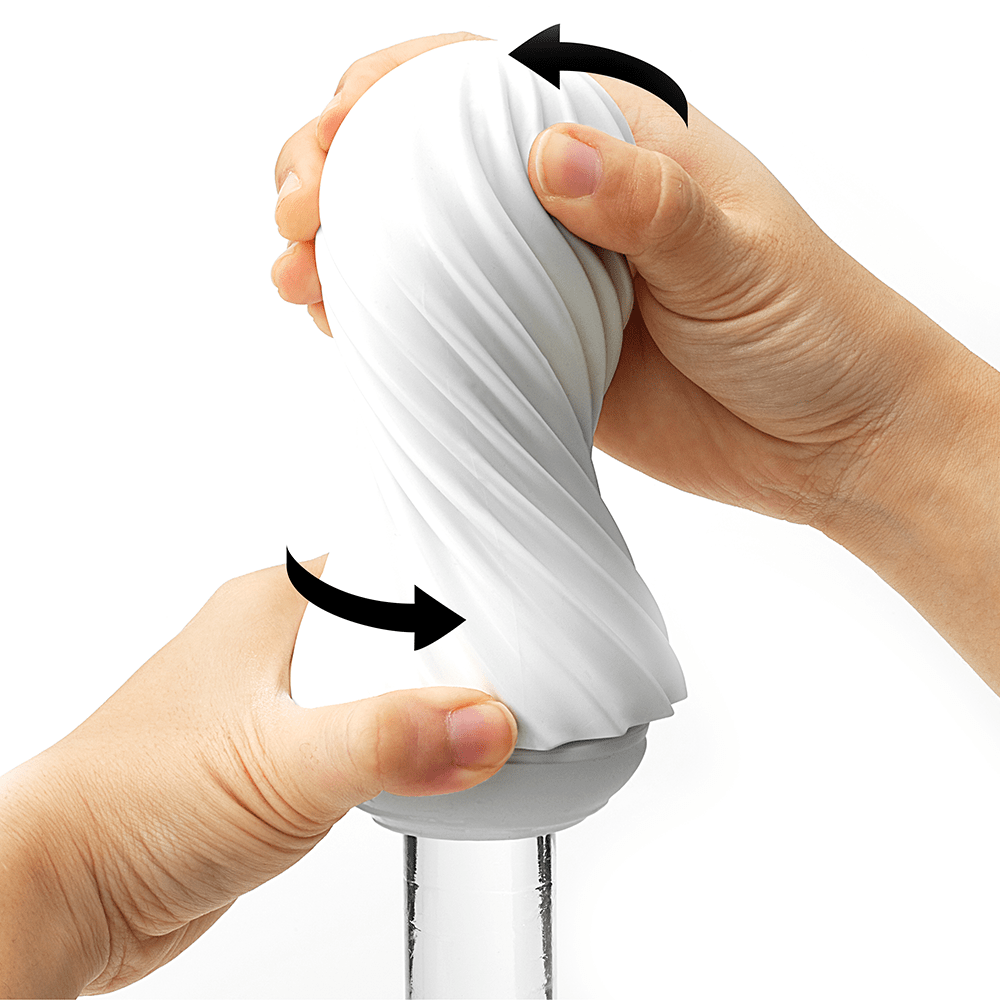 Tenga Flex Masturbation Sleeve Silky White - Lustly