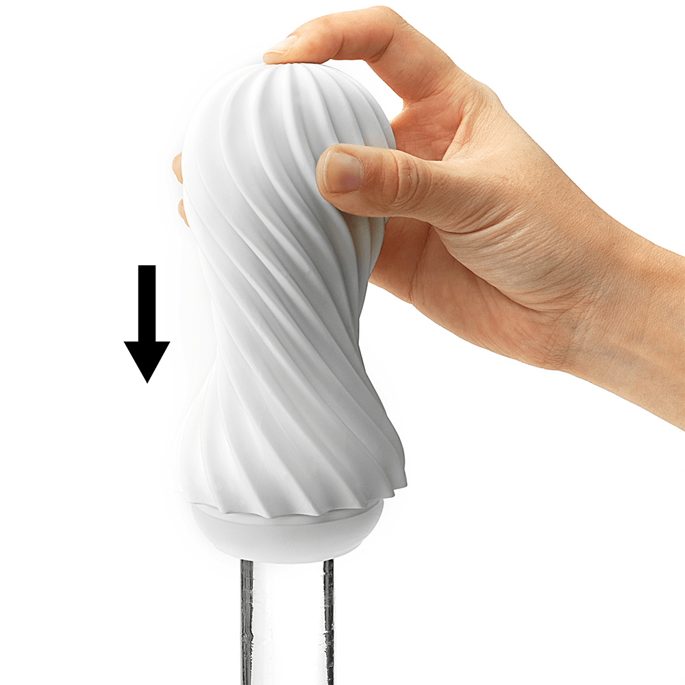 Tenga Flex Masturbation Sleeve Silky White - Lustly