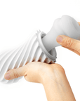 Tenga Flex Masturbation Sleeve Silky White - Lustly