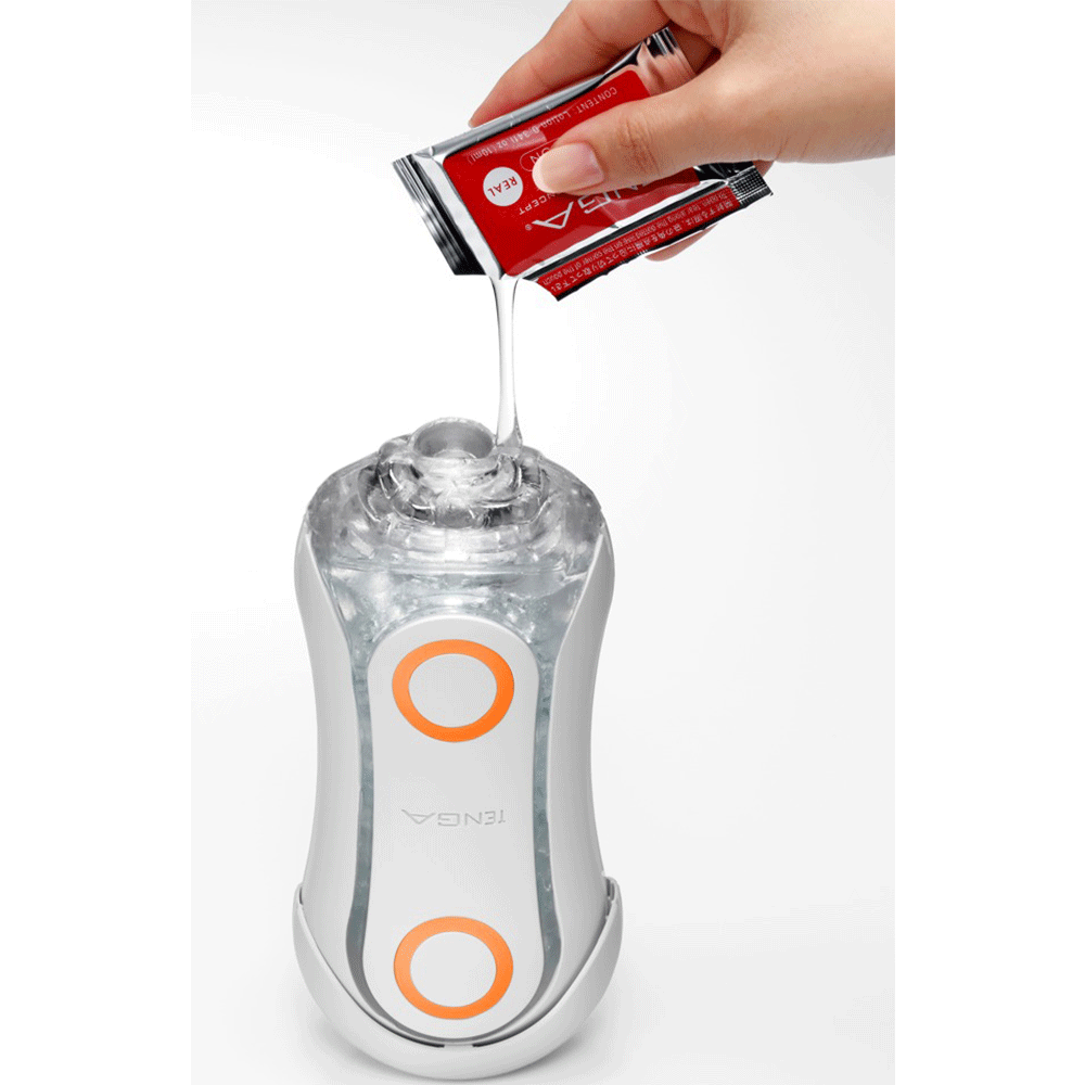 Tenga Flip Orb Masturbator Orange Crash - Lustly