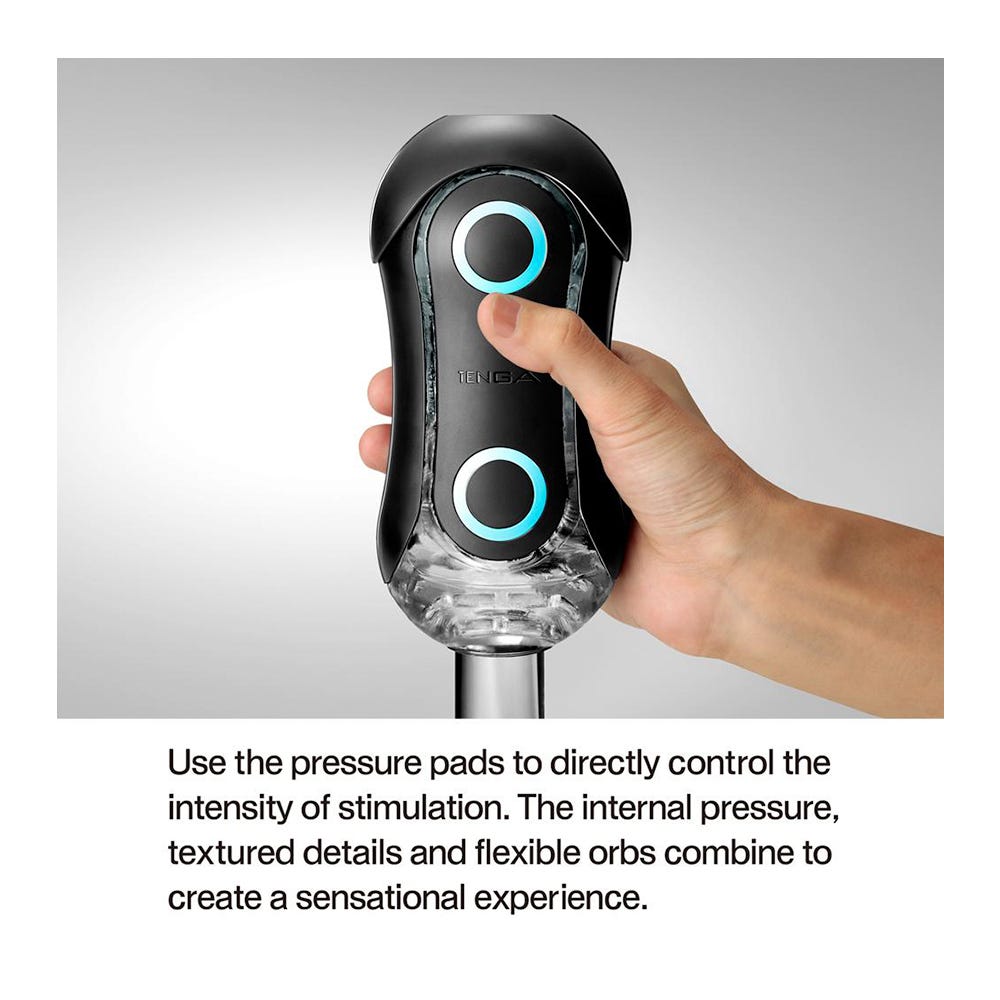 TENGA Flip Orb Strong Masturbator Blue Rush - Lustly