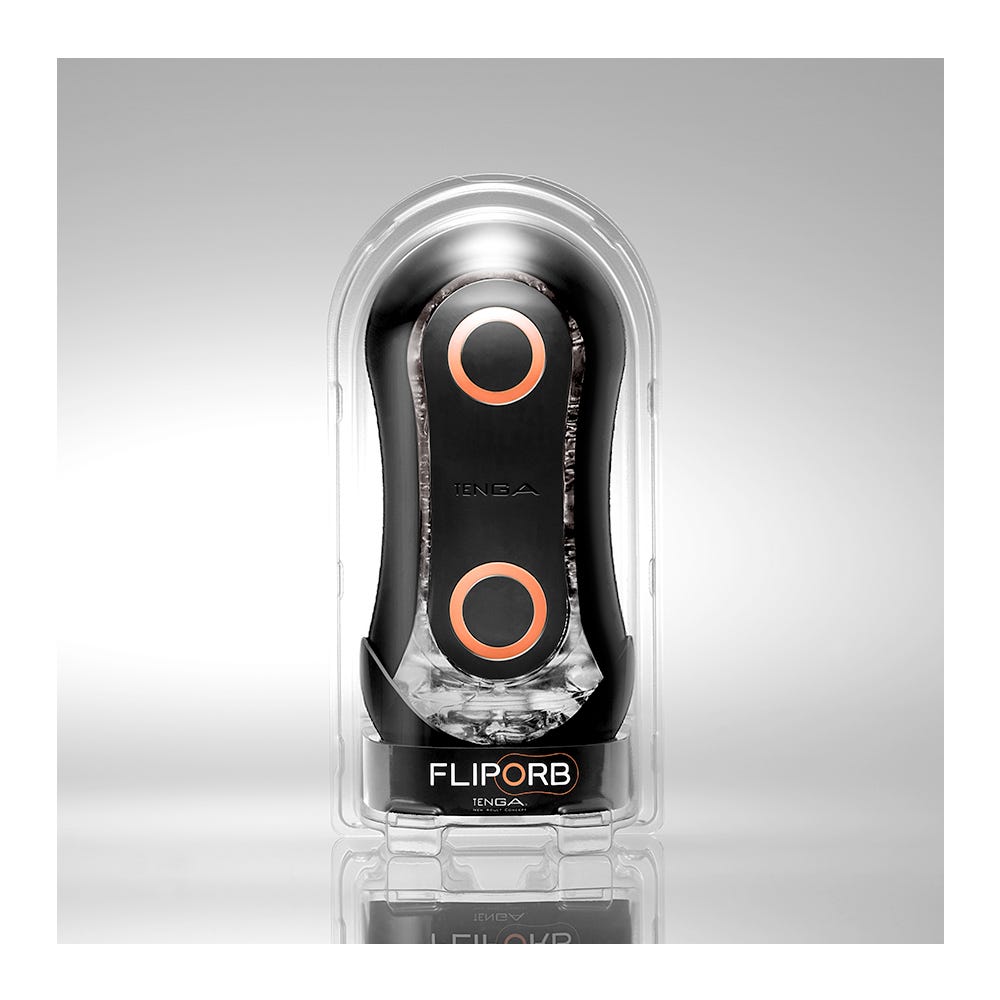 TENGA Flip Orb Strong Masturbator Orange Crash - Lustly