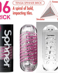 Tenga Spinner Masturbator Brick - Lustly