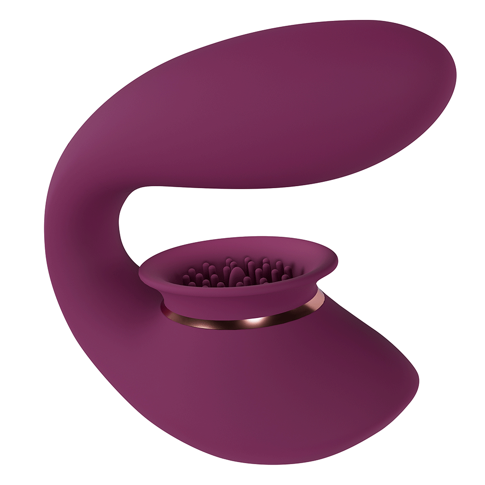 Twitch 3 Burgundy Rabbitvibrator - Lustly