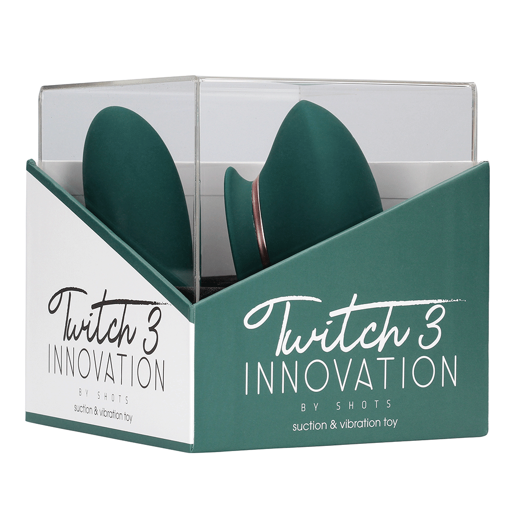 Twitch 3 Forest Green Rabbitvibrator - Lustly