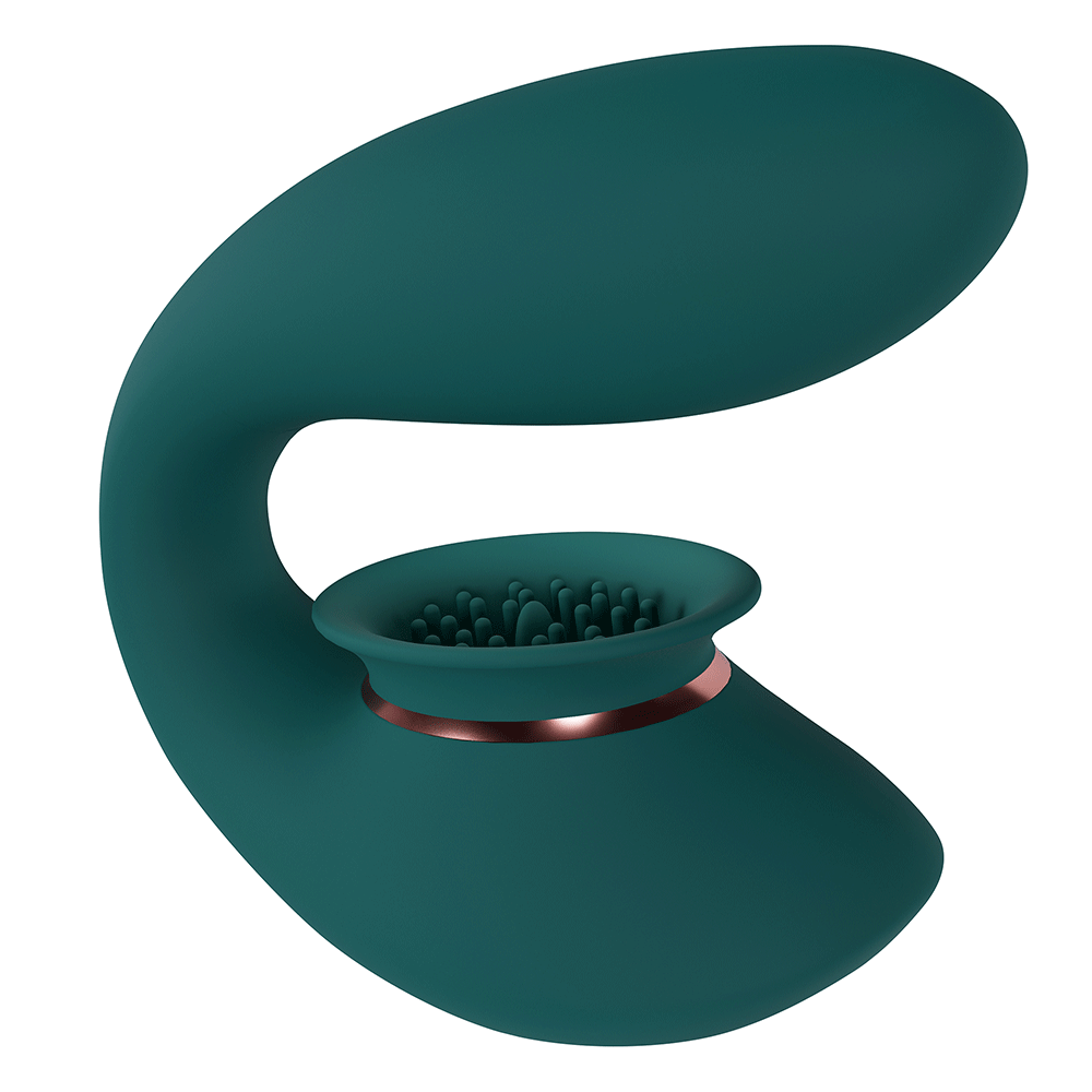 Twitch 3 Forest Green Rabbitvibrator - Lustly
