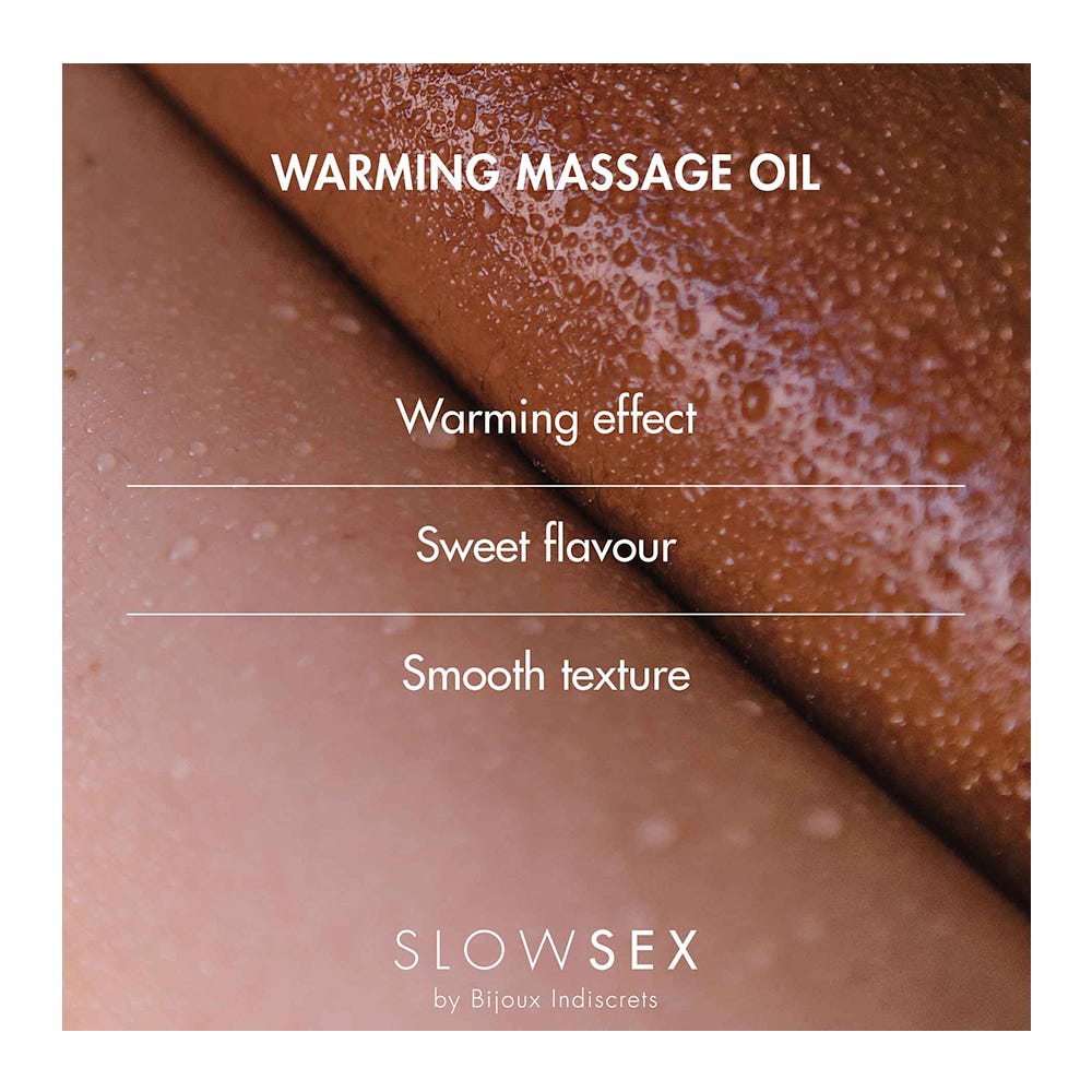Värmande Massageolja - Slow Sex - Lustly