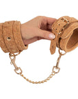 Vegan Handcuffs Beige - Lustly