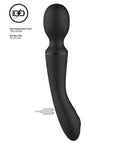Vive Enora Wand & Vibrator Black - Lustly