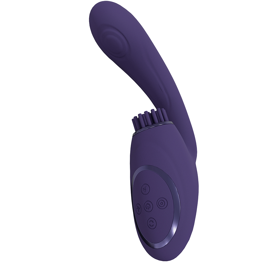 VIVE Gen Rabbitvibrator med Borste Lila - Lustly