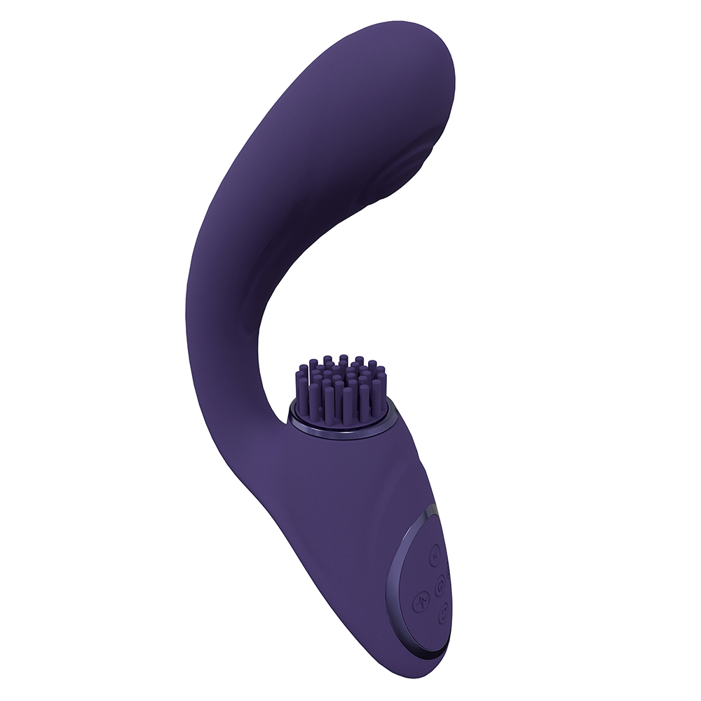 VIVE Gen Rabbitvibrator med Borste Lila - Lustly