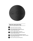VIVE Halo Ring Rabbit Vibrator Black - Lustly