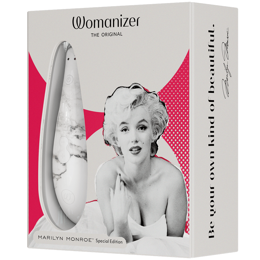 Womanizer Classic 2 Marilyn Monroe White Marble Lufttrycksvibrator - Lustly