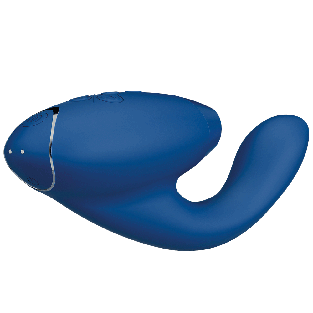Womanizer Duo 2 Blue Rabbit Lufttrycksvibrator - Lustly